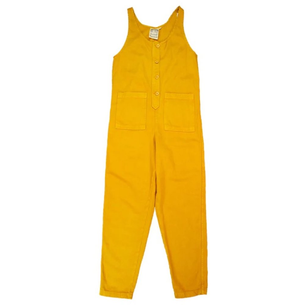 NWT Jungmaven Button Front Jumpsuit in Marigold (Size Small)